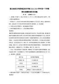 湖北省武汉市新洲区部分学校2024-2025学年高一下学期期末质量检测历史试卷（解析版）