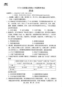 河北省NT20名校联合体2024-2025学年高二下学期期末考试历史试卷（含答案）含答案解析