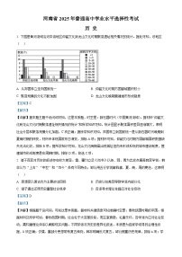 2025年高考真题——历史（河南卷）试卷（Word版附解析）