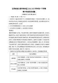 江苏省连云港市海州区2024-2025学年高一下学期期中考试（解析版)历史试卷