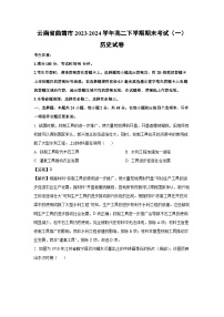 云南省曲靖市2023-2024学年高二下学期期末考试（一）历史试卷（解析版）