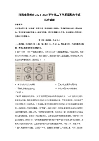 河南省郑州市2024--2025学年高二下学期期期末考试历史试卷（解析版）