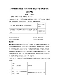 天津市重点校联考2023-2024学年高二下学期期末真题考试历史试卷（解析版）