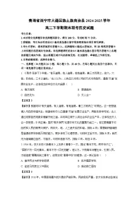 青海省西宁市大通回族土族自治县2024-2025学年高二下学期期末联考历史试卷（解析版）
