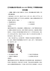 辽宁省重点高中联合体2024-2025学年高二下学期期末检测历史试卷（解析版）