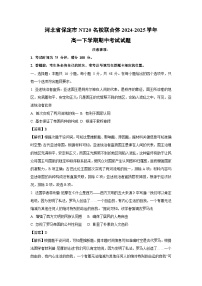 河北省保定市NT20名校联合体2024-2025学年高一下学期期中真题考试 历史试卷（解析版）