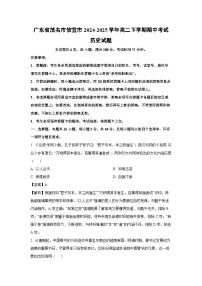广东省茂名市信宜市2024-2025学年高二下学期期中真题考试历史试卷（解析版）