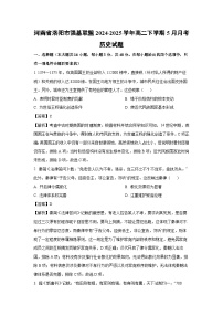 河南省洛阳市强基联盟2024-2025学年高二下学期下5月月考历史试卷（解析版）
