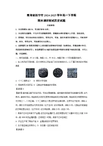 青海省西宁市2024-2025学年高一下学期期末调研测试历史试题（解析版）