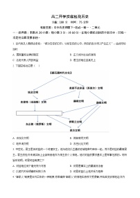 安徽省阜阳市临泉县田家炳实验中学2025-2026学年高二上学期开学考试历史试卷