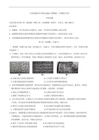 四川省泸州市泸县普通高中共同体2024-2025学年高二下学期期中考试历史试题（含答案）