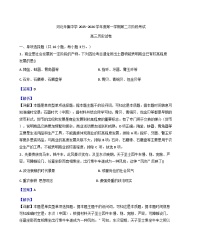 河北辛集中学2025-2026学年高三上学期第二次阶段考试历史试题（解析版）