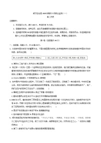 贵州省毕节市威宁彝族回族苗族自治县第八中学2025—2026学年度高二上学期期中考试历史试题（含答案）