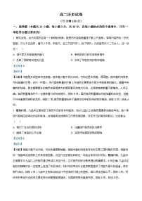 2025—2026学年度安徽省临泉田家炳实验中学（临泉县教师进修学校）高二上学期期中考试历史试题（含答案）