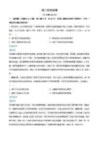 2025—2026学年度安徽省临泉田家炳实验中学（临泉县教师进修学校）高二上学期期中考试历史试题（含答案）