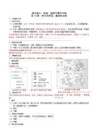 2026届高考历史一轮复习：结构性知识作业：选必二第四单元