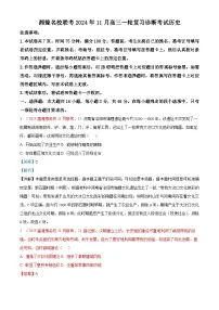 湘豫名校联考2024-2025学年高三上学期11月一轮复习诊断考试历史试题（解析版）
