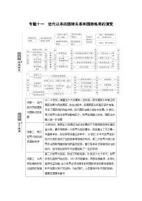 高考历史二轮复习配套讲义  板块三　专题十一　近代以来的国际关系和国际格局的演变