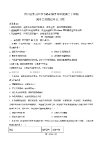 四川省成都市彭州中学2025届高三下学期模拟考试（四）历史试题（Word版附解析）