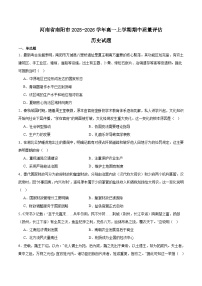 河南省南阳市2025-2026学年高一上学期期中考试历史试卷（Word版附答案）