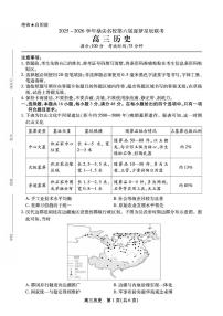 安徽省鼎尖名校2026届高三上学期11月联考试卷 历史（PDF图片版）（含答案）