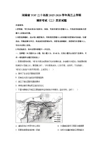 2025-2026学年河南省TOP二十名校高三上学期调研考试（二）历史试卷（学生版）
