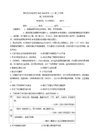 2025—2026学年度福建省漳州艺术实验学校高二上学期第二次月考历史试题（解析版）