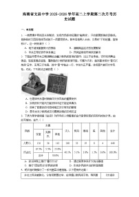 2025—2026学年度海南省文昌中学高二上学期第二次月考历史试题（解析版）