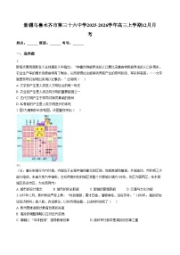 新疆维吾尔自治区乌鲁木齐市第三十六中学2025_2026学年高三上学期12月月考历史试题（文字版，含答案）