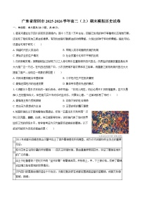 广东省深圳市2025-2026学年高二上学期期末模拟考试历史试卷【含答案】