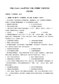 江西省宜春市丰城市第九中学2025_2026学高一上学期第二次段考历史试题（日新班）（文字版，含答案）
