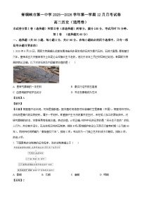 2025—2026学年度宁夏回族自治区青铜峡市第一中学高二上学期12月月考历史试卷（解析版）