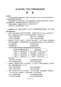 四川省泸州市2025-2026学年高一上学期期末质量检测历史试题