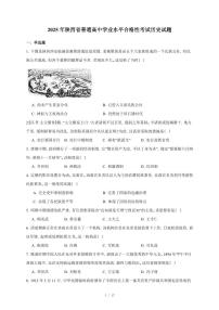 2025年陕西省普通高中学业水平合格性考试历史试卷（含答案）