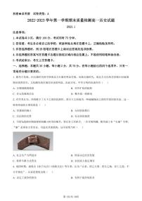 2022-2023学年深圳市罗湖区高一(上)期末历史试卷