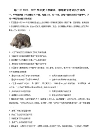 黑龙江省哈尔滨市第三中学校2025-2026学年高一上学期期末考试历史试题含答案