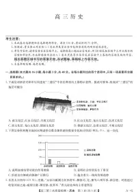 安徽省九师联盟2025-2026学年高三上学期第五次质量检测历史试卷（含答案）