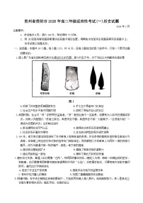 贵州省贵阳市2026年高三下学期高考一模适应性考试（一）(贵阳一模)历史试题（含答案）