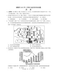 浙江省诸暨市2025年5月高三下学期适应性考试历史试卷（含答案）