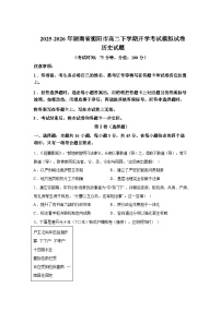 湖南衡阳市2025-2026学年高二下学期开学考试模拟历史试卷-含答案