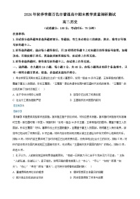 广西壮族自治区百色市2024-2025学年高二上学期期末考试历史试题 含解析