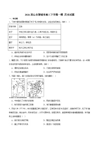 山东省聊城市2026届高三下学期高考模拟考试（一）历史试卷（含解析）（含解析）（含解析）