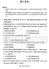 山西省、陕西省多校2026届高三下学期3月联考 历史试卷含答案