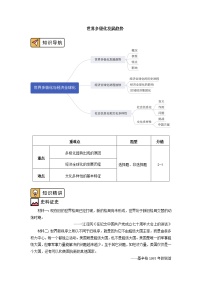 高中历史人教统编版(必修)中外历史纲要(下)第九单元 当代世界发展的特点与主要趋势第22课 世界多极化与经济全球化	学案