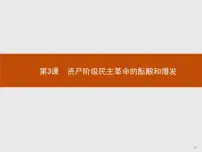 高中历史人教版 (新课标)选修2 近代社会的民主思想与实践第3课 资产阶级民主革命的酝酿和爆发授课课件ppt