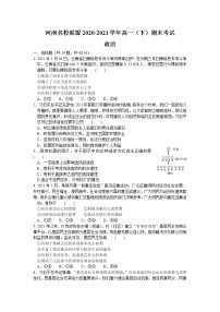 河南省名校联盟2020-2021学年高一下学期期末考试政治试题(含答案)