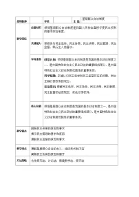 人教统编版必修3 政治与法治基层群众自治制度教案及反思
