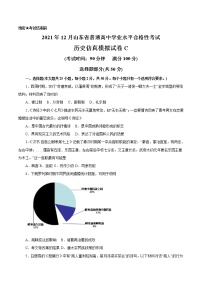 2021年12月山东省普通高中学业水平合格性考试历史仿真模拟试卷C（考试版）