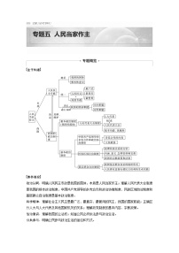 2022版高中高考政治二轮专题复习（新高考）专题五 课时1 我国的国体与政体学案