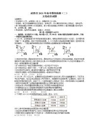 陕西省咸阳市2021届高三高考模拟检测检测二（二模）政治试题含答案